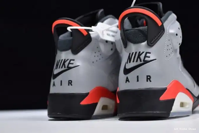 1st Kicks JSP Jordan CI4072-001 6 3M Infrared Air Reflective 0523